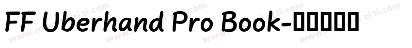 FF Uberhand Pro Book字体转换